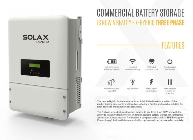 "Self-use Energy Storge System", "solar inverters", "X-Hybrid battery storage system"